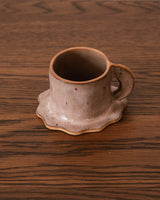 Lylia Hand Formed Espresso Cup w/ Saucer - Lone Fox