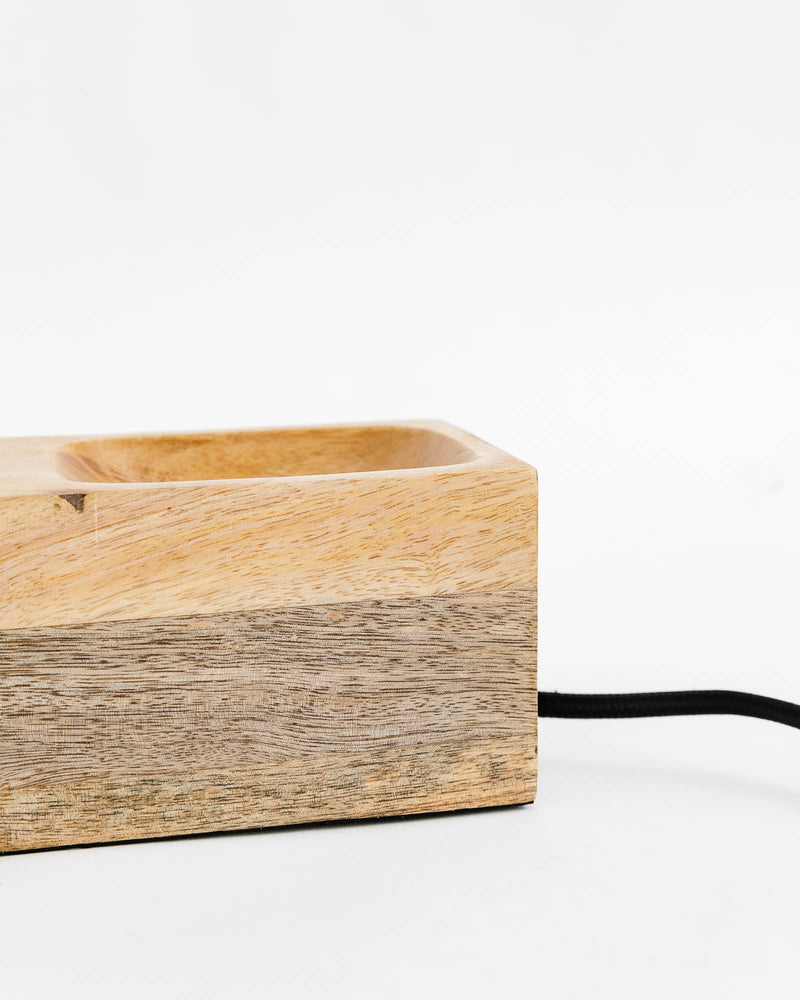 Mango Wood Utility Lamp - Lone Fox