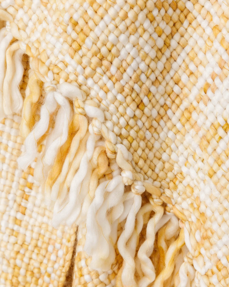 Marled Basketweave Knit Throw - Lone Fox