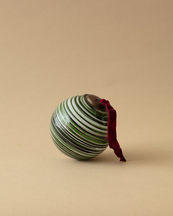Marni Striped Recycled Glass Ornament - Lone Fox
