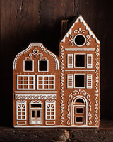 Medium Ceramic Gingerbread House - Lone Fox