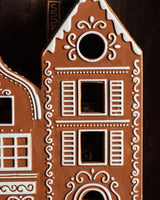 Medium Ceramic Gingerbread House - Lone Fox