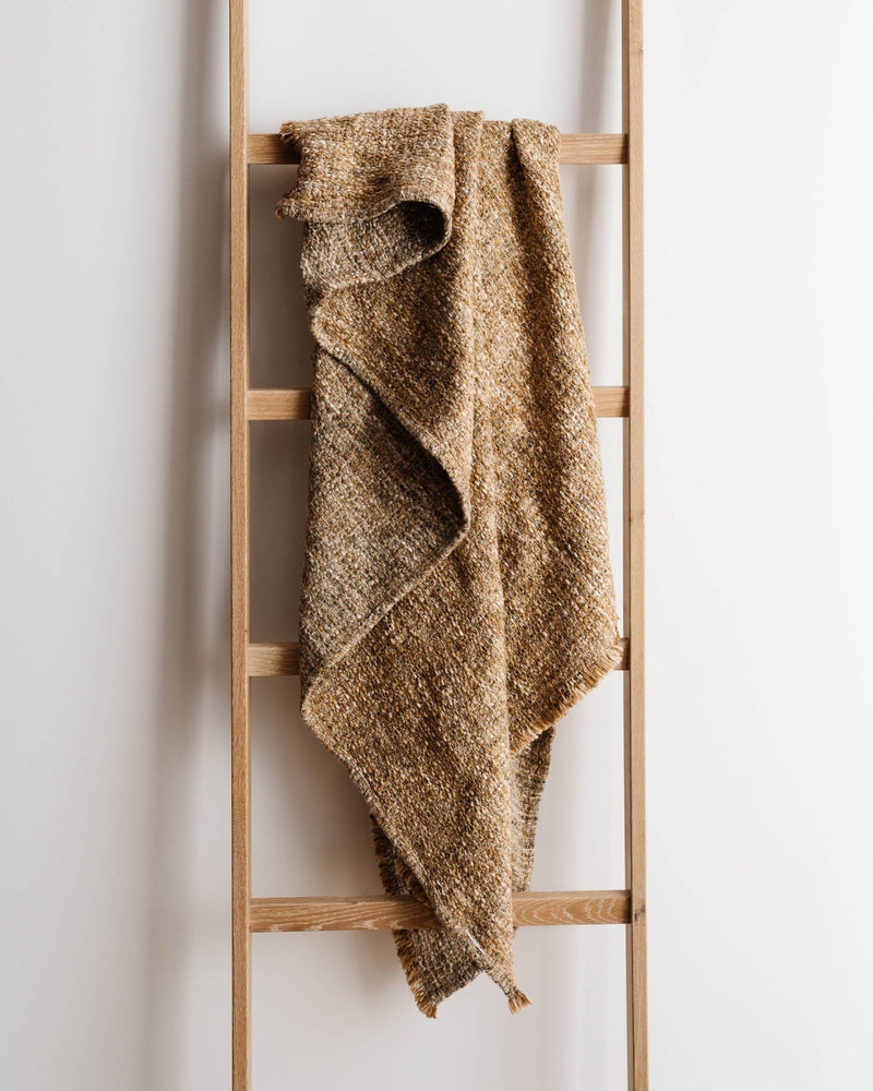 Melange Bouclé Throw in Barley - Lone Fox