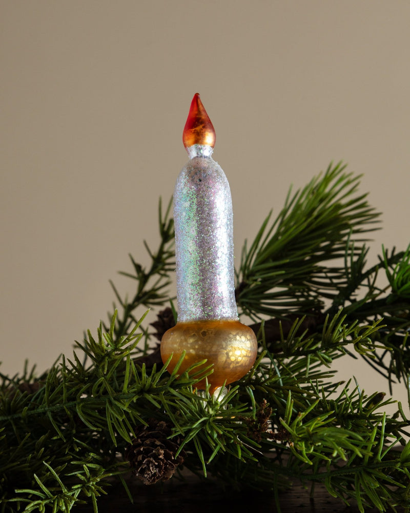 Mercury Glass Clip-On Candle Ornament – Lone Fox
