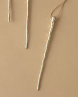 Mercury Glass Icicle Ornaments (Set of 6) - Lone Fox