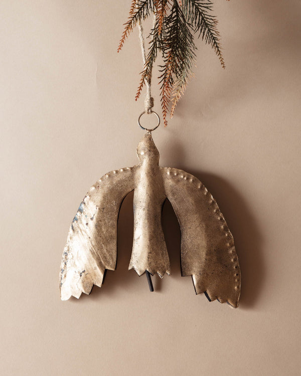 Metal Dove Bell Ornament - Lone Fox