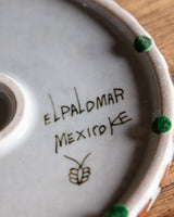 Mexican Pottery Hand-Painted Lion Trivet - Lone Fox
