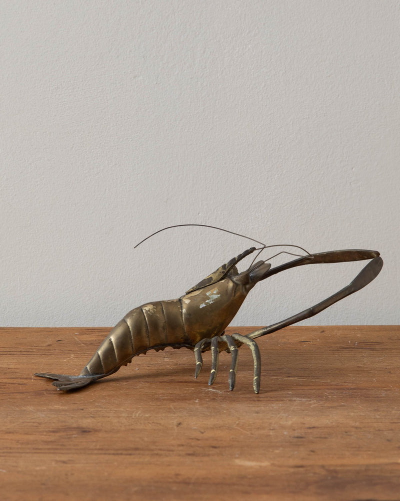 Mid Century Brass Crawfish - Lone Fox