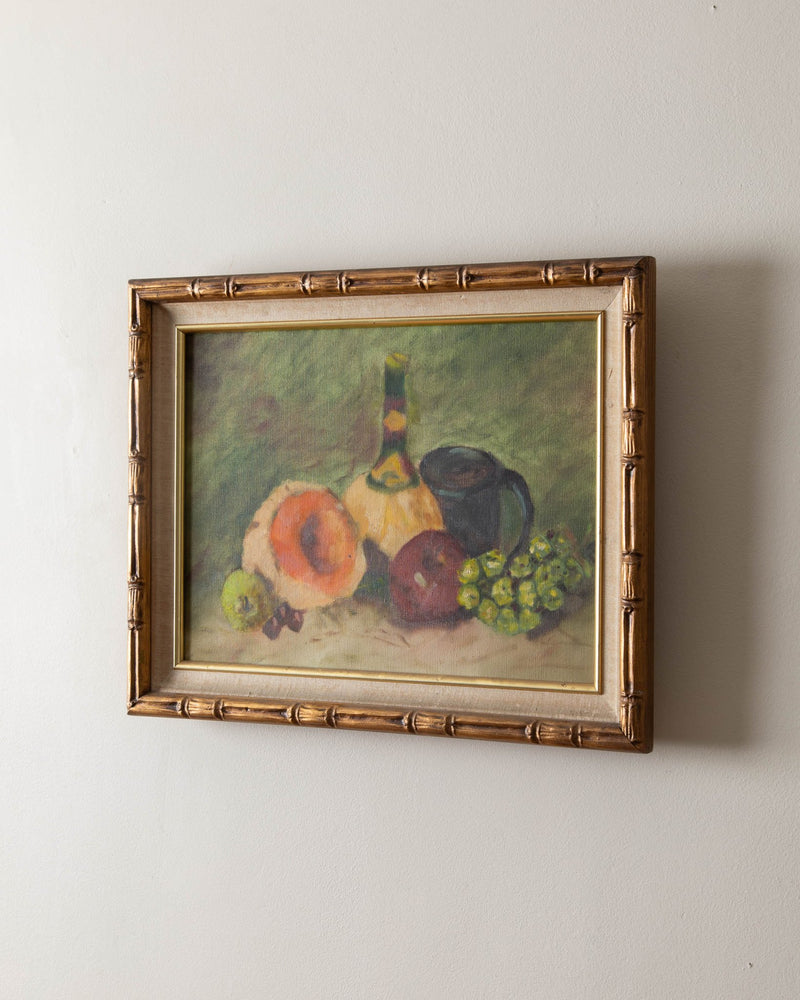 Mid Century Fruit Still Life Oil Painting, 1970's - Lone Fox