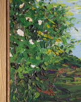 Mid Century Impasto Landscape Oil Painting, Signed - Lone Fox