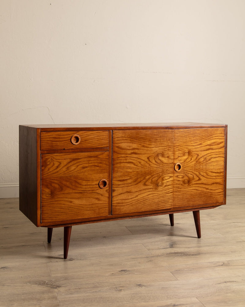Mid Century Lacquered Polish Credenza, 1960's - Lone Fox