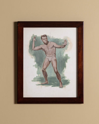 Mid - Century Male Figure Study, 1950's - Lone Fox
