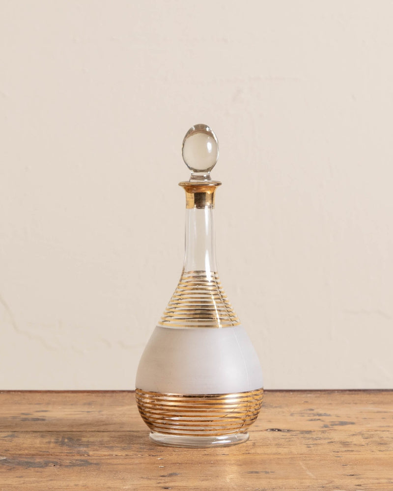 Mid Century Striped Glass Cocktail Set (6 pcs) - Lone Fox