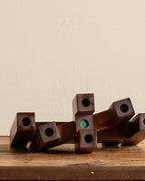 Mid Century Teak Modular Candelabra - Lone Fox