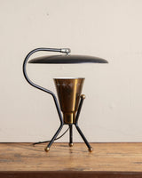 Mid Century Tripod Lamp Manner of Gerald Thurston, Italy, 1950's - Lone Fox
