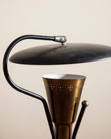 Mid Century Tripod Lamp Manner of Gerald Thurston, Italy, 1950's - Lone Fox