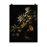 "Midnight Florals" Art Print - Lone Fox