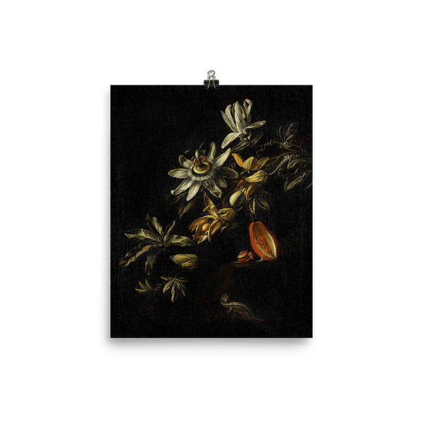 "Midnight Florals" Art Print - Lone Fox