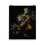 "Midnight Florals" Art Print - Lone Fox