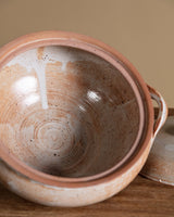 Milky Glazed Stoneware Lidded Tureen, France, 1970s - Lone Fox