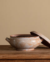 Milky Glazed Stoneware Lidded Tureen, France, 1970s - Lone Fox