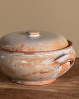 Milky Glazed Stoneware Lidded Tureen, France, 1970s - Lone Fox