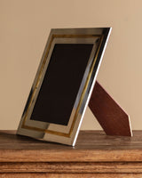 Minimalist Silver & Brass Picture Frame, Italy, 1960s - Lone Fox