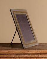 Minimalist Silver & Brass Picture Frame, Italy, 1960s - Lone Fox