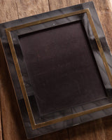 Minimalist Silver & Brass Picture Frame, Italy, 1960s - Lone Fox