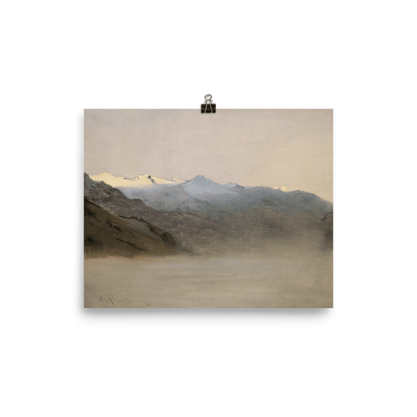 "Misty Mountains" Art Print - Lone Fox