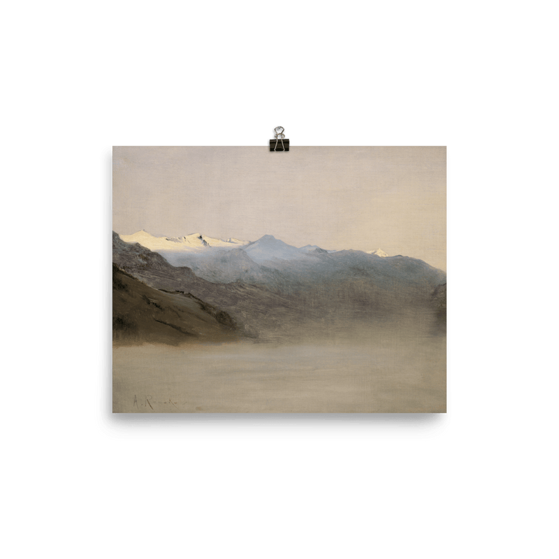 "Misty Mountains" Art Print - Lone Fox