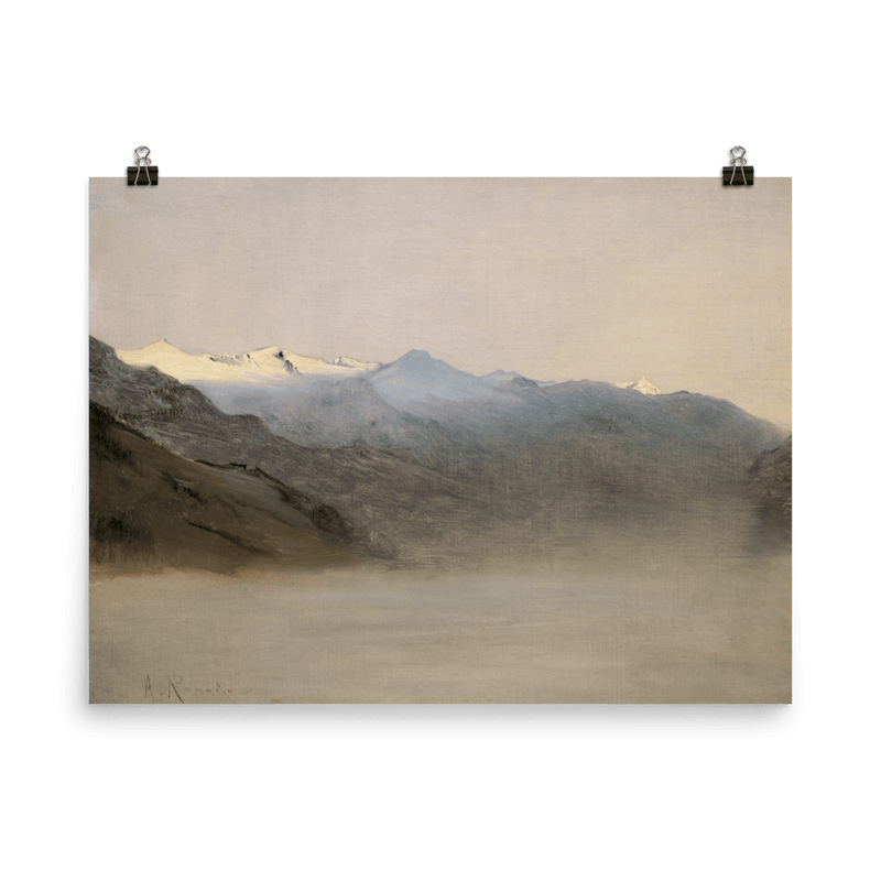 "Misty Mountains" Art Print - Lone Fox