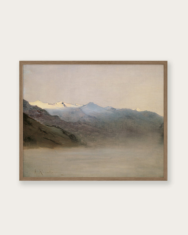 "Misty Mountains" Art Print - Lone Fox