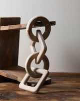 Mixed Shapes Wood Chain - Lone Fox