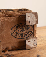 Mixed Wood Tramp Art Box - Lone Fox