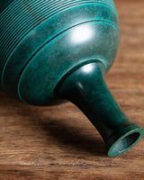 Modernist Green Patinated Bronze Vase, Japanese, 1970s - Lone Fox