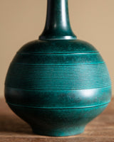 Modernist Green Patinated Bronze Vase, Japanese, 1970s - Lone Fox