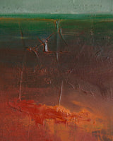 Modernist Landscape Study Oil Painting, 1970's - Lone Fox