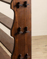 Monumental French Brutalist Mortis & Tenon Joint Bookcase, 1960's - Lone Fox
