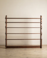 Monumental French Brutalist Mortis & Tenon Joint Bookcase, 1960's - Lone Fox