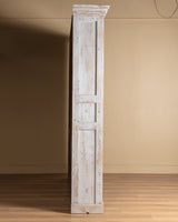 Monumental French Painted Library Bookcase w/ Carved Cornice 1 - Lone Fox