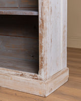 Monumental French Painted Library Bookcase w/ Carved Cornice 1 - Lone Fox