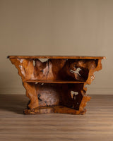 Monumental Natural Burl Root Bar, 1970's - Lone Fox