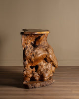 Monumental Natural Burl Root Bar, 1970's - Lone Fox