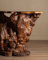 Monumental Natural Burl Root Bar, 1970's - Lone Fox