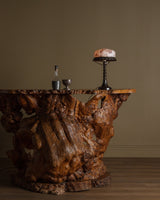Monumental Natural Burl Root Bar, 1970's - Lone Fox