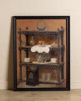 Monumental Still Life Oil on Board by Ricardo Aparicio Reyero, France, 1910 - Lone Fox