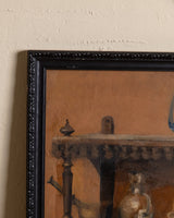 Monumental Still Life Oil on Board by Ricardo Aparicio Reyero, France, 1910 - Lone Fox