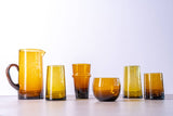 Moroccan Beldi Glassware - Amber - Lone Fox