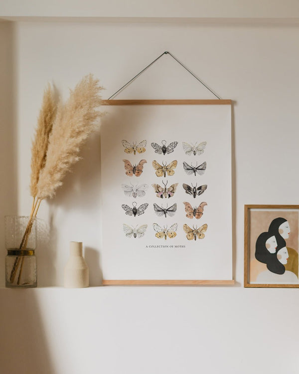 Moths Art Print - Lone Fox